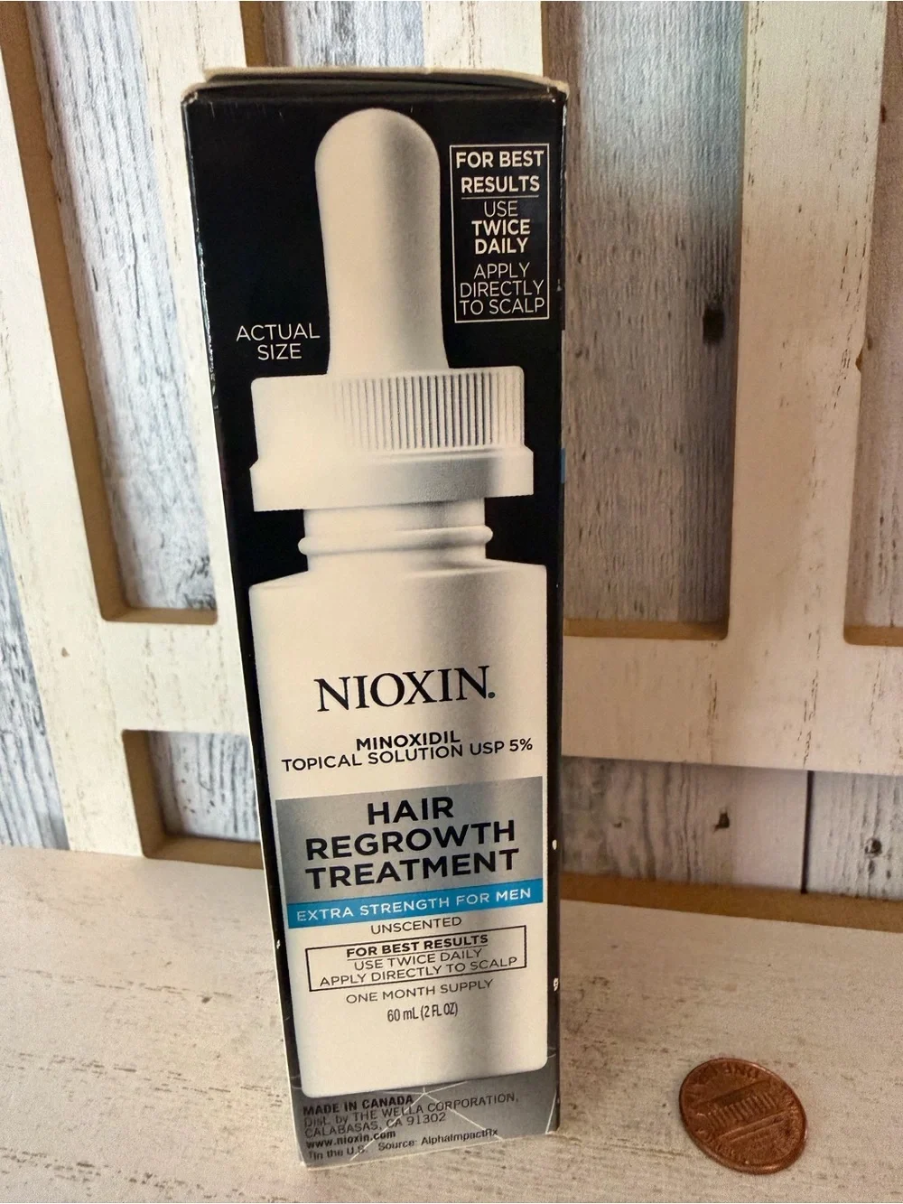 NIOXIN Hair Regrowth Treatment for MEN, NIB & Sealed, 2oz Discontinued 08/20
